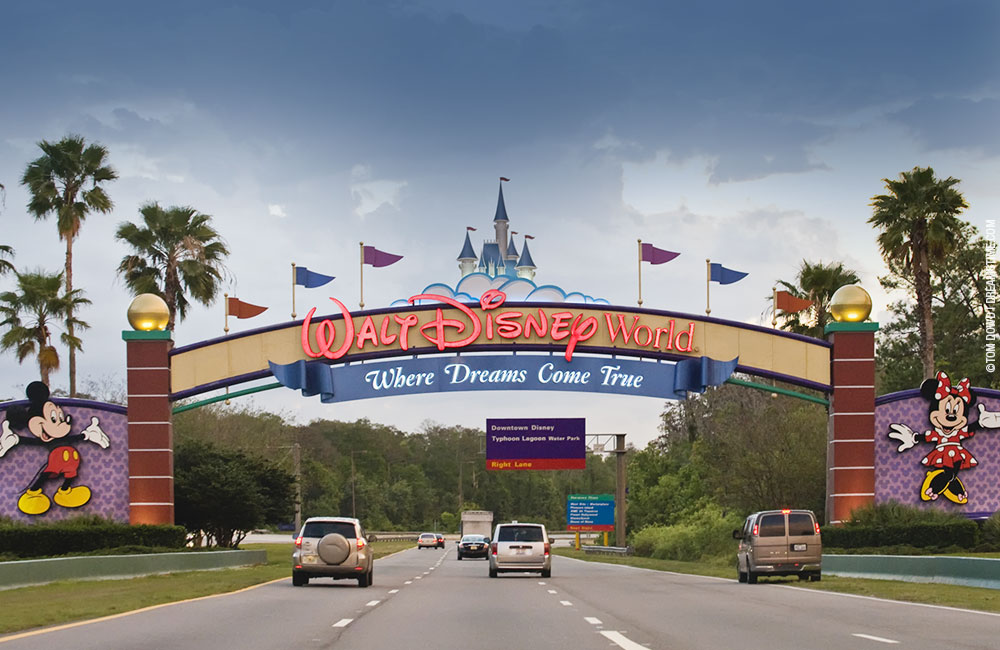 Moms for America Holds Rally at Walt Disney World Entrance