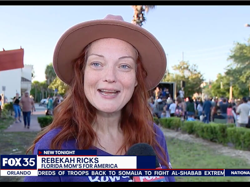 Rebecca Ricks at Disney - Moms for America Media & News