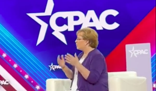Kimerly Fletcher speaks at CPAC Dallas 2022 with Todd Starnes