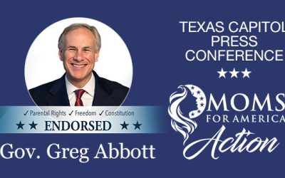 Moms for America Action Holds Texas Capitol Press Conference for Gov. Greg Abbott
