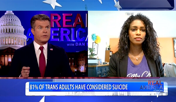 Aly Legge on Real America News - OANN - Moms for America Media & News