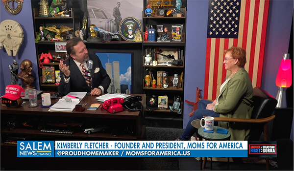 Kimberly with Sebastian Gorka main image - Moms for America Media & News